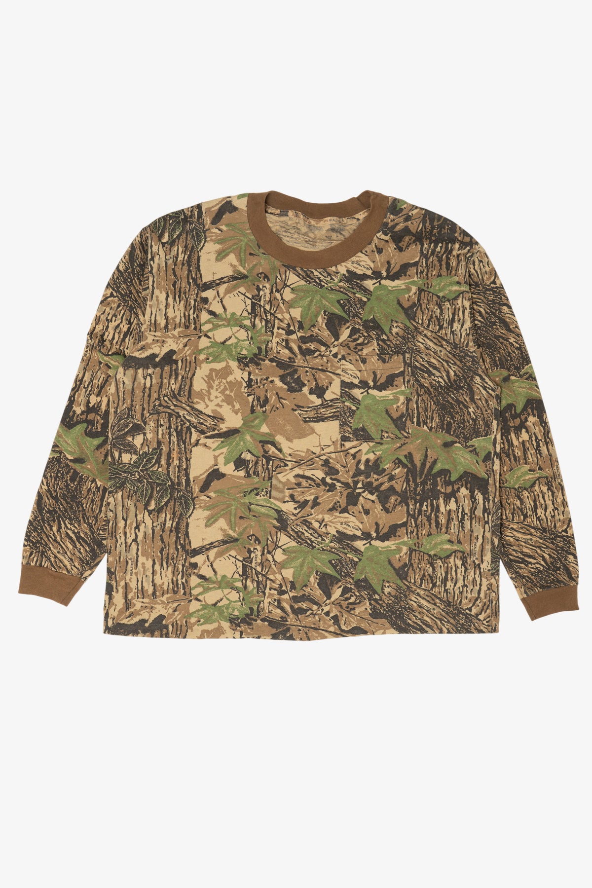 Vintage Camouflage Long Sleeve T-Shirt (1990s)
