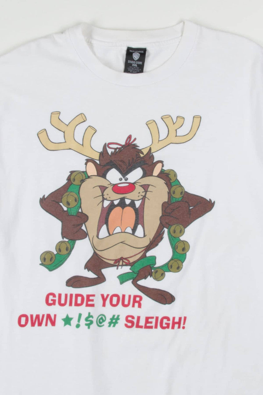 Vintage Taz's Christmas Looney Tunes T-Shirt (1990s)