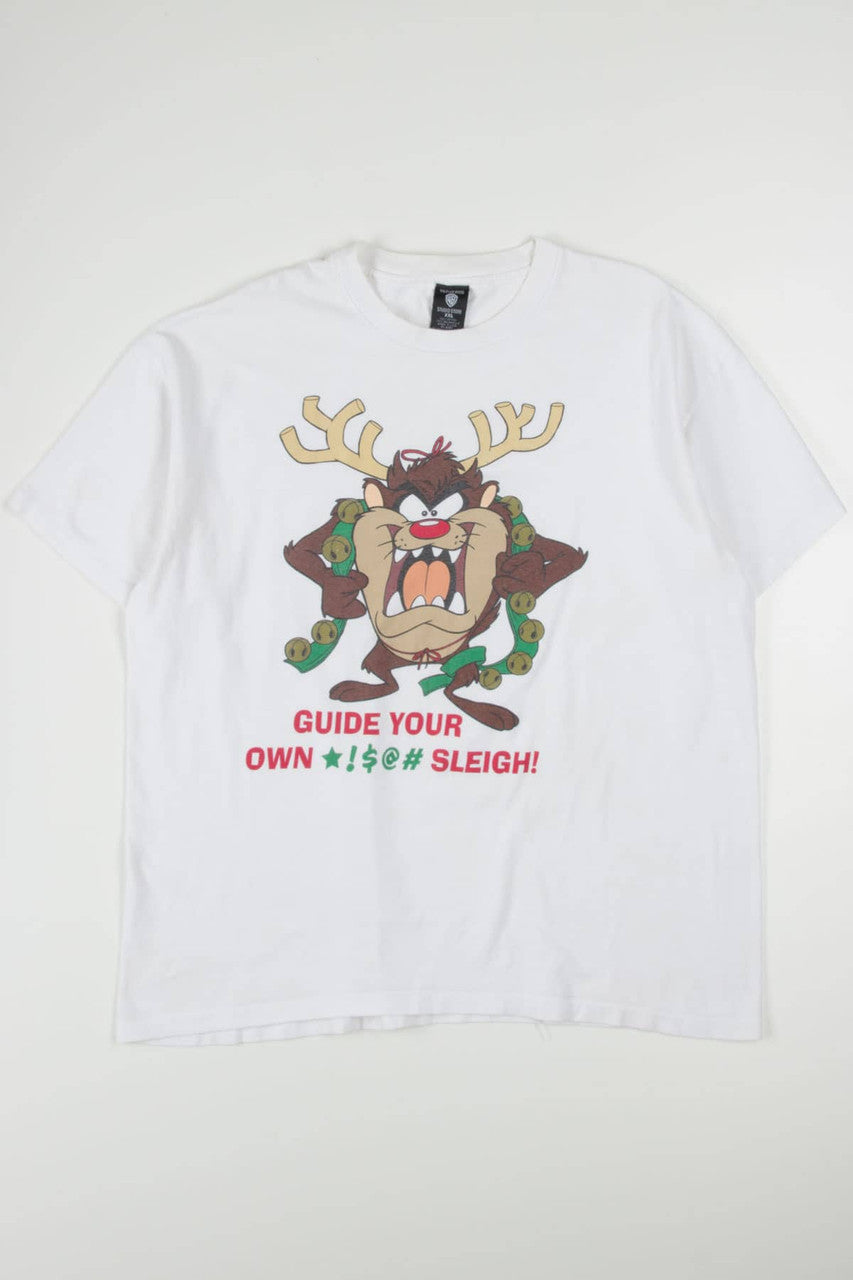 Vintage Taz's Christmas Looney Tunes T-Shirt (1990s)