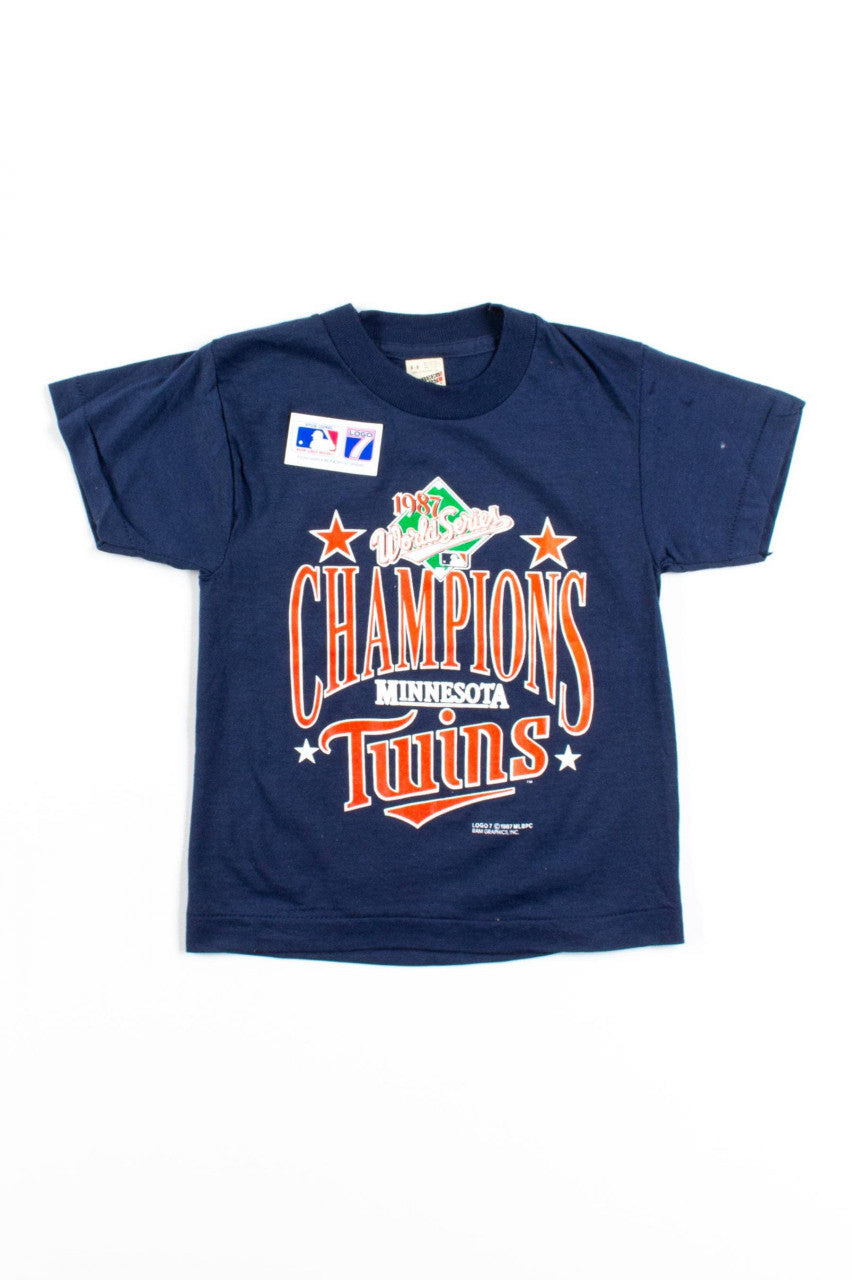 Vintage Twins World Series Kids T-Shirt (1987)