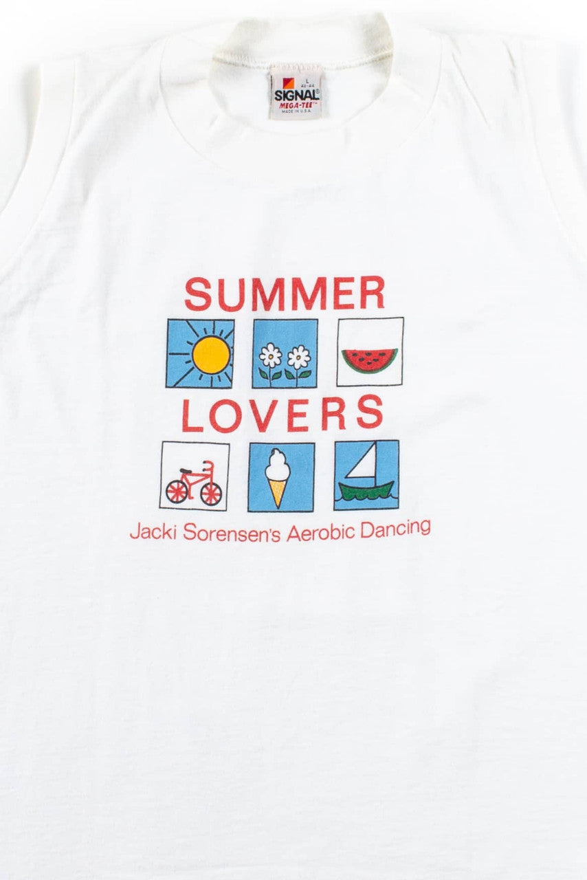 Vintage Summer Lovers Sleeveless T-Shirt