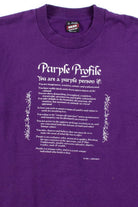 Vintage Purple Profile T-Shirt