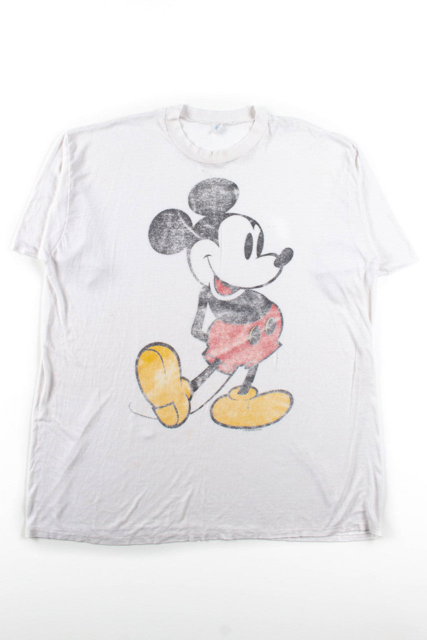 Vintage Oversized Thrashed Mickey Mouse T-Shirt