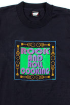 Vintage Rock And Roll Cooking T-Shirt