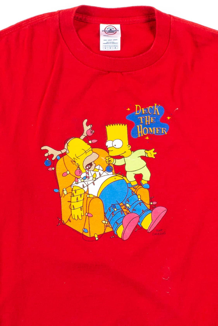Simpsons Deck The Homer T-Shirt