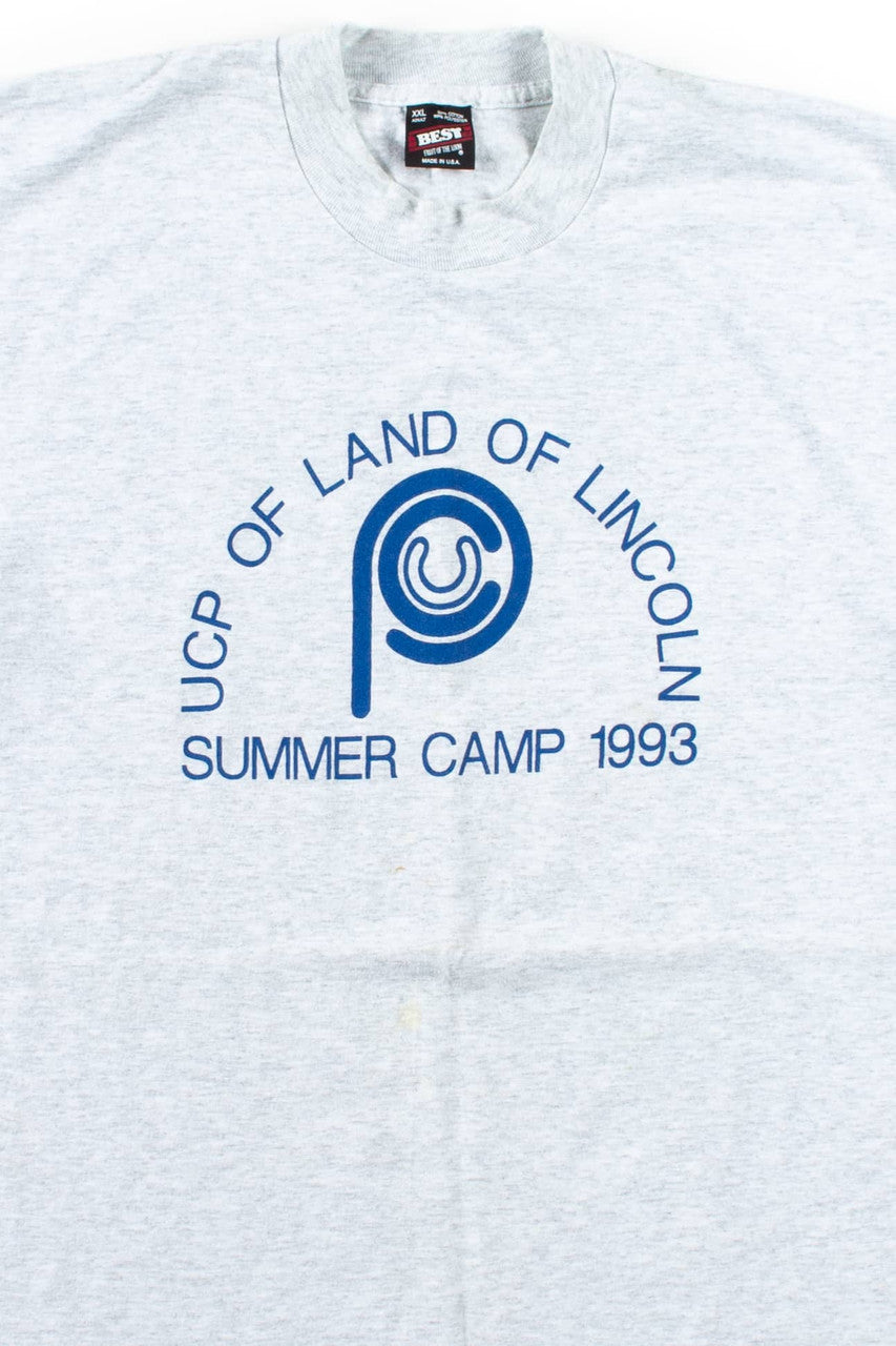Vintage Land Of Lincoln Summer Camp T-Shirt (1993)