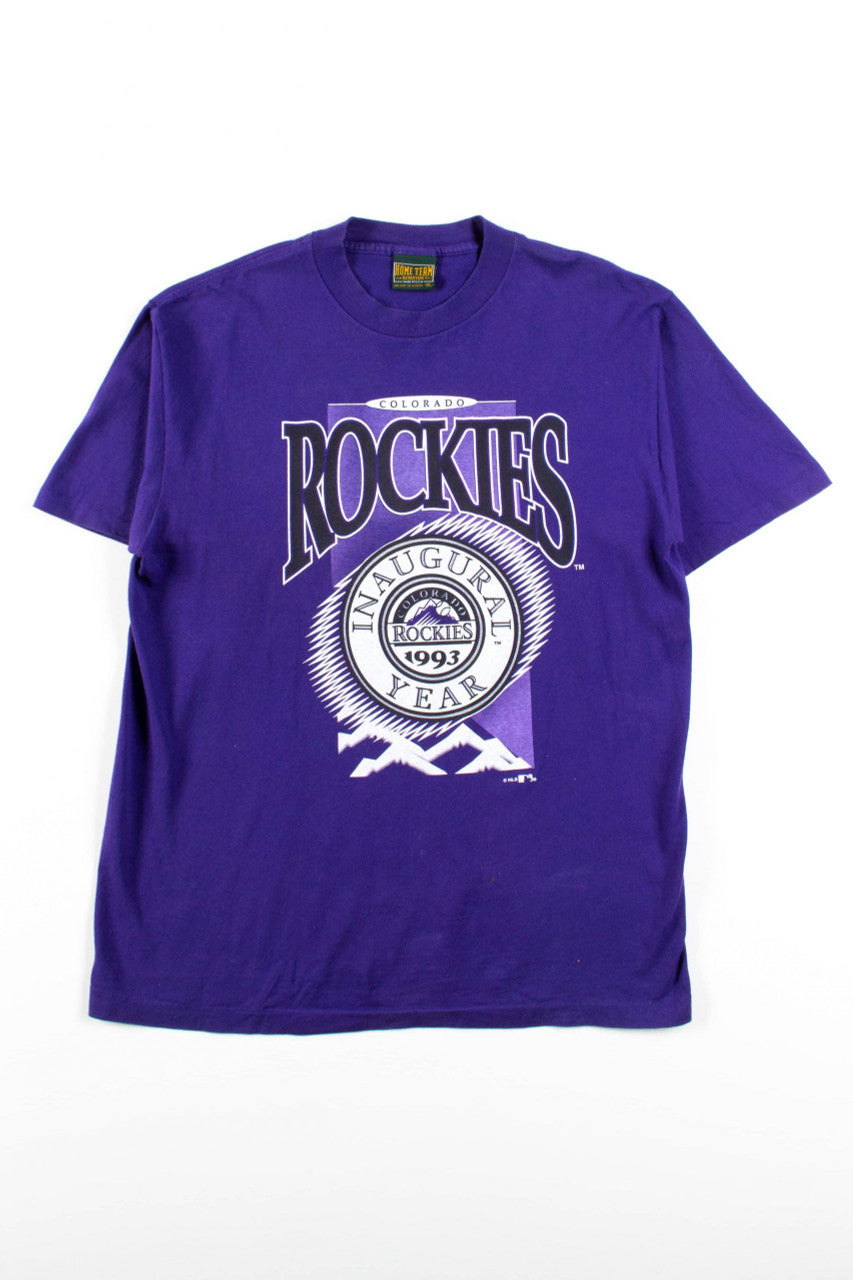 Vintage Colorado Rockies Inaugural Year T-Shirt (1993)