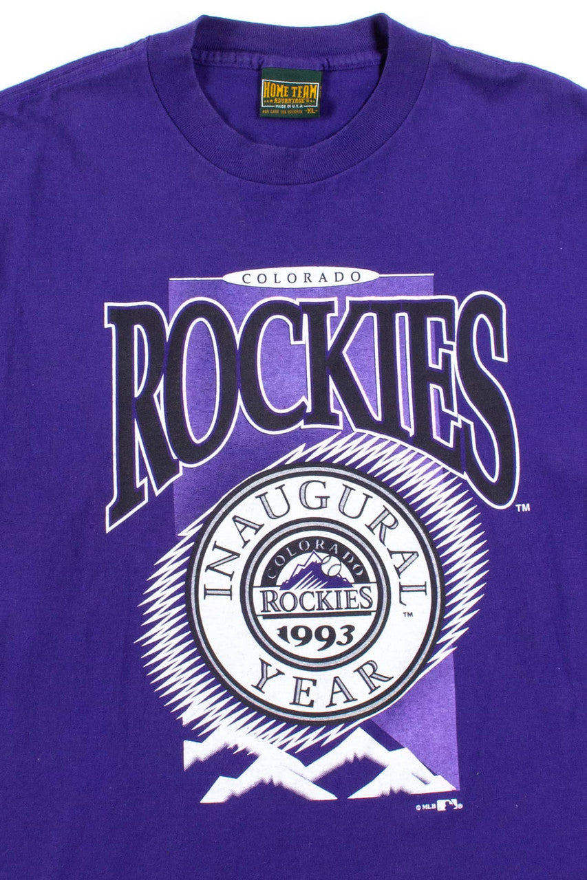 Vintage Colorado Rockies Inaugural Year T-Shirt (1993)