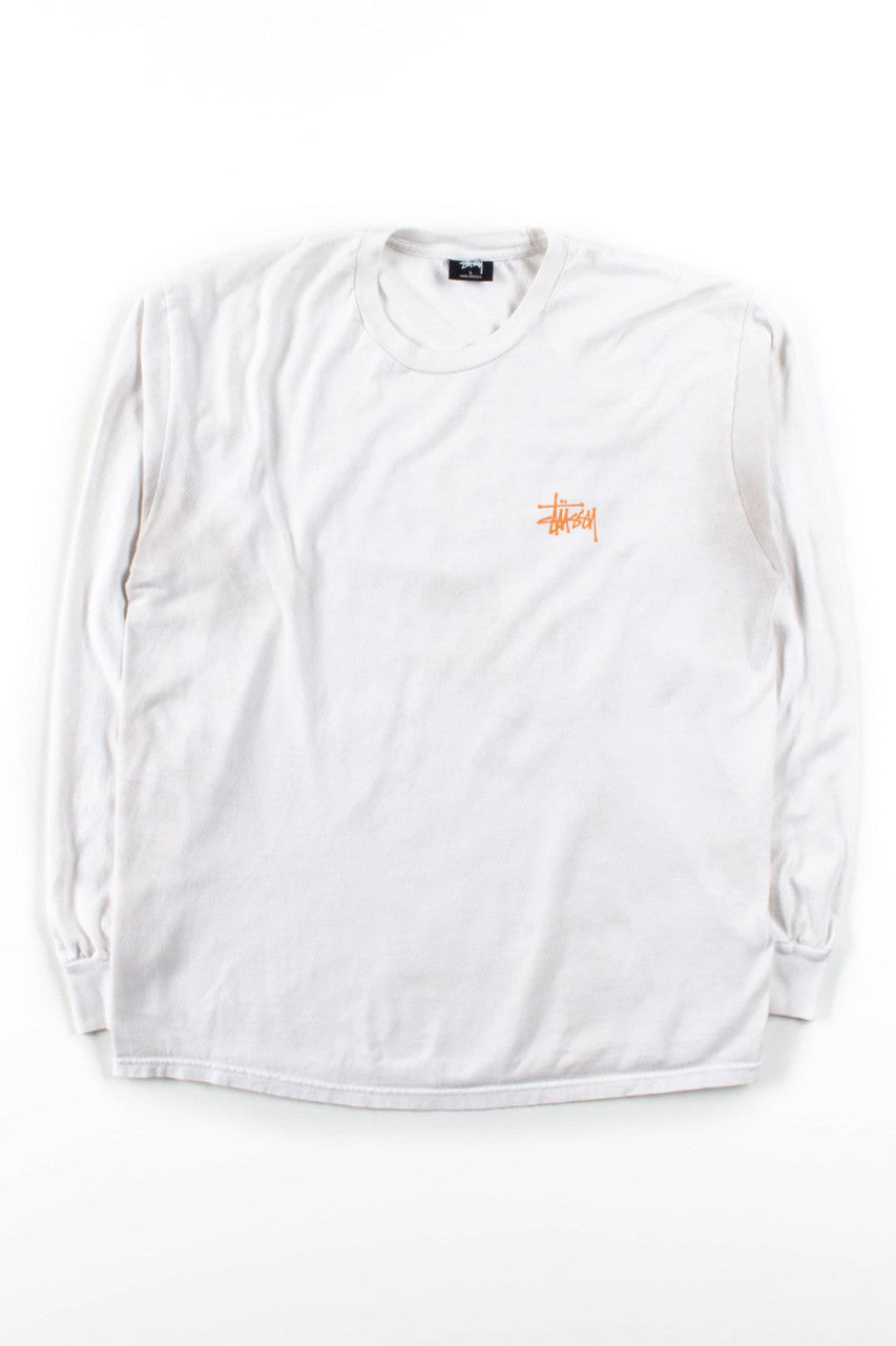 トップス 90s OLD STUSSY Long Sleeve T-Shirt M Vintage 90s Vintage Stussy T Shirt Long Sleeve Stussy Spell