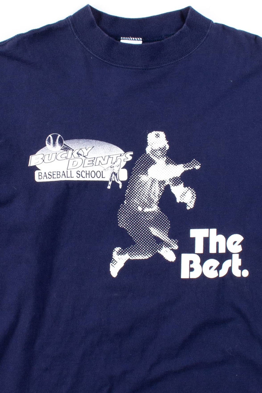 Bucky Dent's Baseball School Vintage Long Sleeve T-Shirt