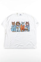 Vintage Astronaut Cats T-Shirt