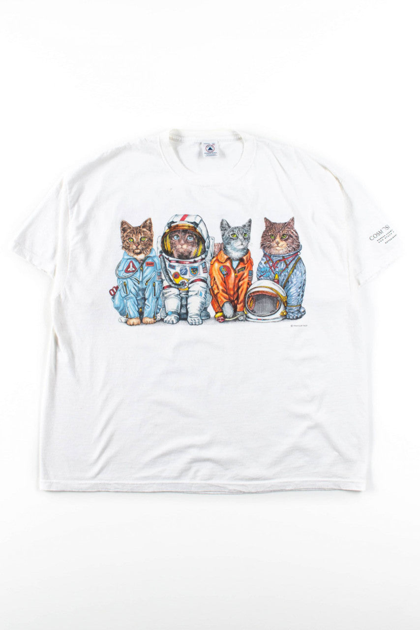 Vintage Astronaut Cats T-Shirt