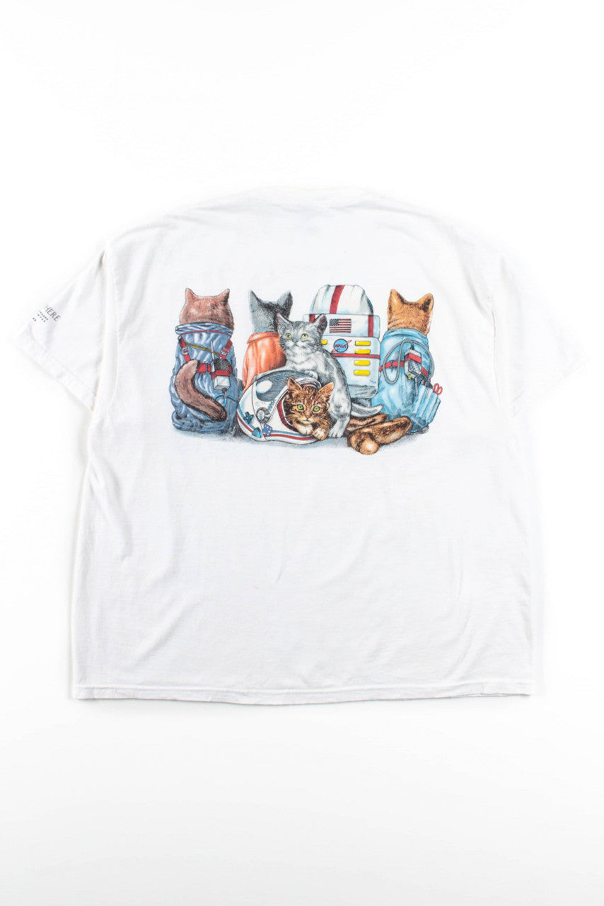 Vintage Astronaut Cats T-Shirt