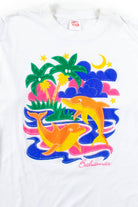 Vintage Bahamas Neon Dolphins T-Shirt