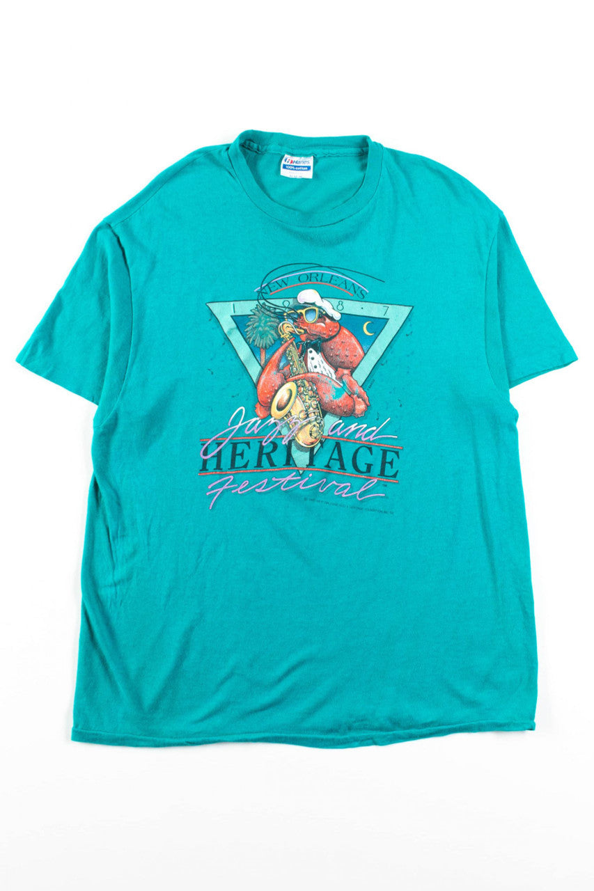 New Orleans Jazz and Heritage Festival Vintage T-Shirt (1987)