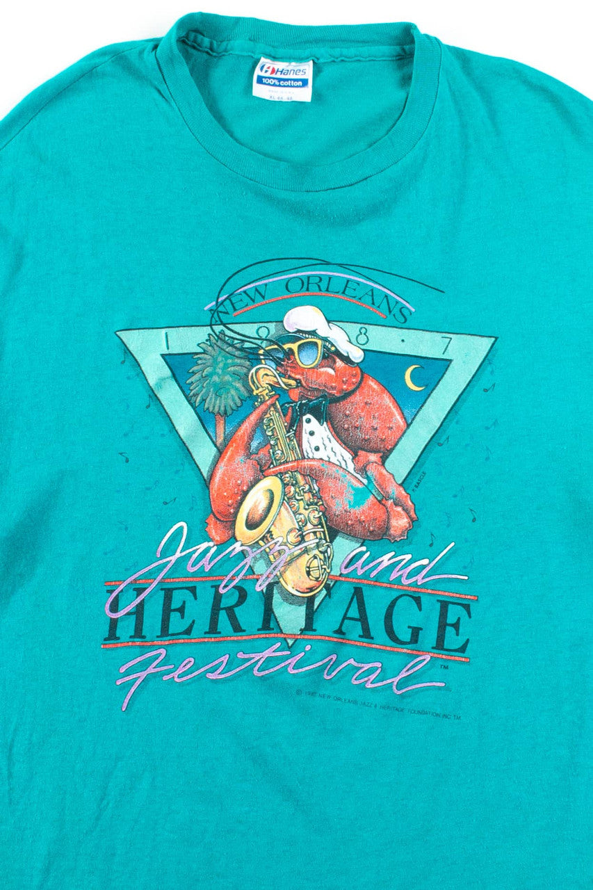New Orleans Jazz and Heritage Festival Vintage T-Shirt (1987)