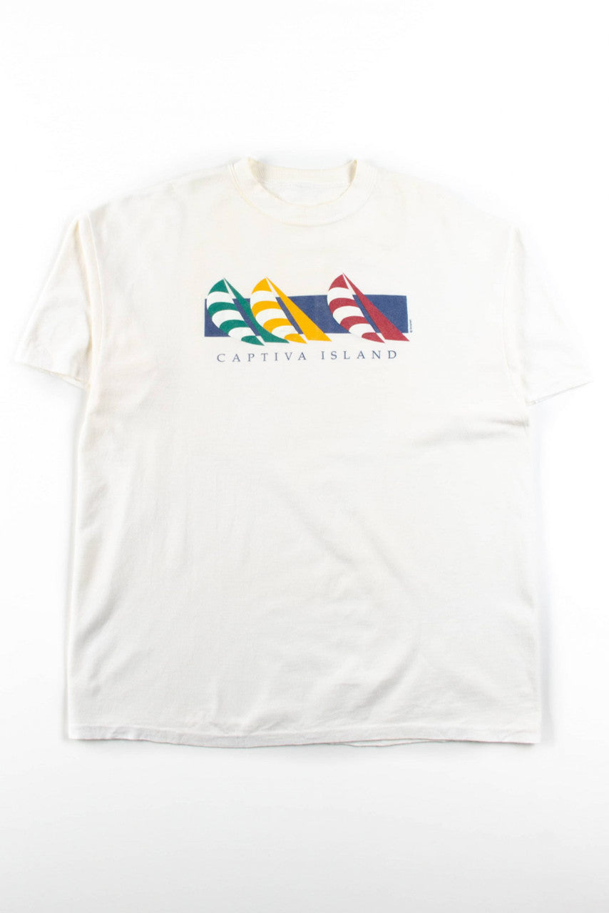 Captiva Island Textured Vintage T-Shirt