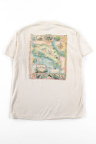 Vintage Map Of Costa Rica T-Shirt
