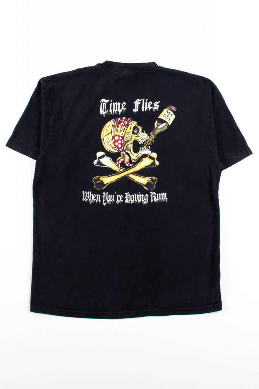 Time Flies When You're Having Rum Vintage T-Shirt
