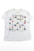 Vintage Chicago Night Lights T-Shirt