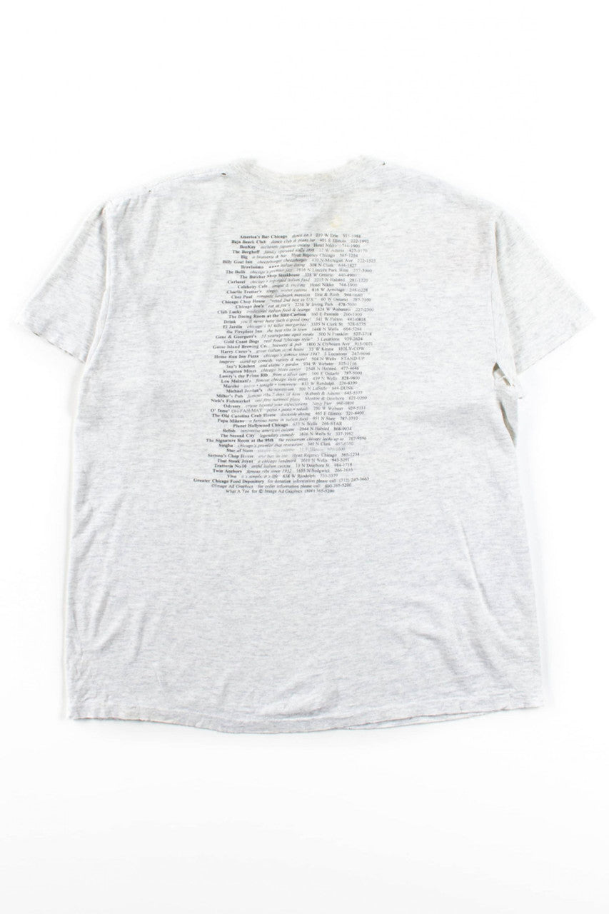 Vintage Chicago Night Lights T-Shirt