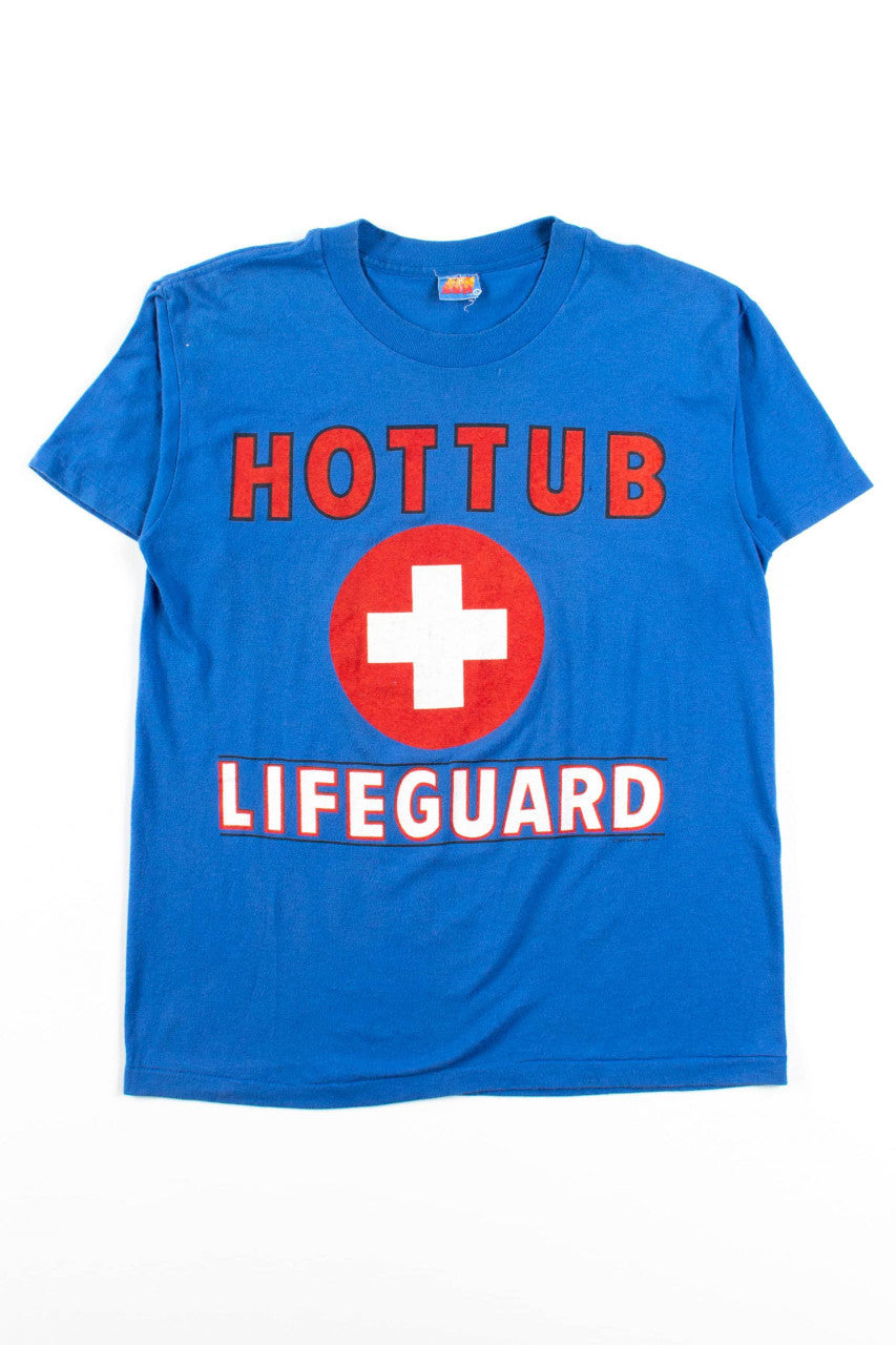 Vintage Hot Tub Lifeguard T-Shirt