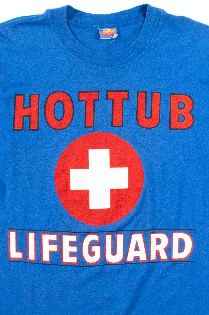 Vintage Hot Tub Lifeguard T-Shirt