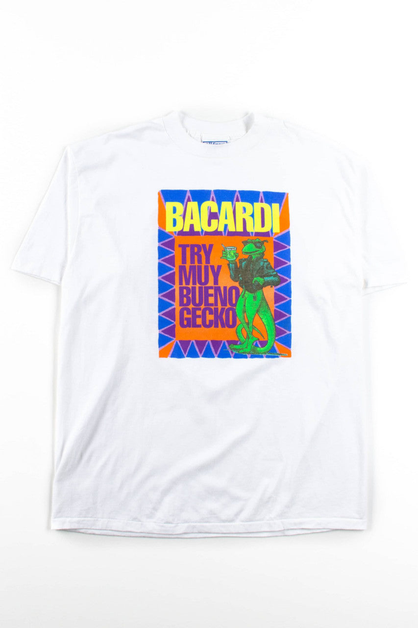 Vintage Bacardi Muy Bueno Gecko T-Shirt (1992)