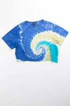 Blue Swirl Cropped Boy's Tee