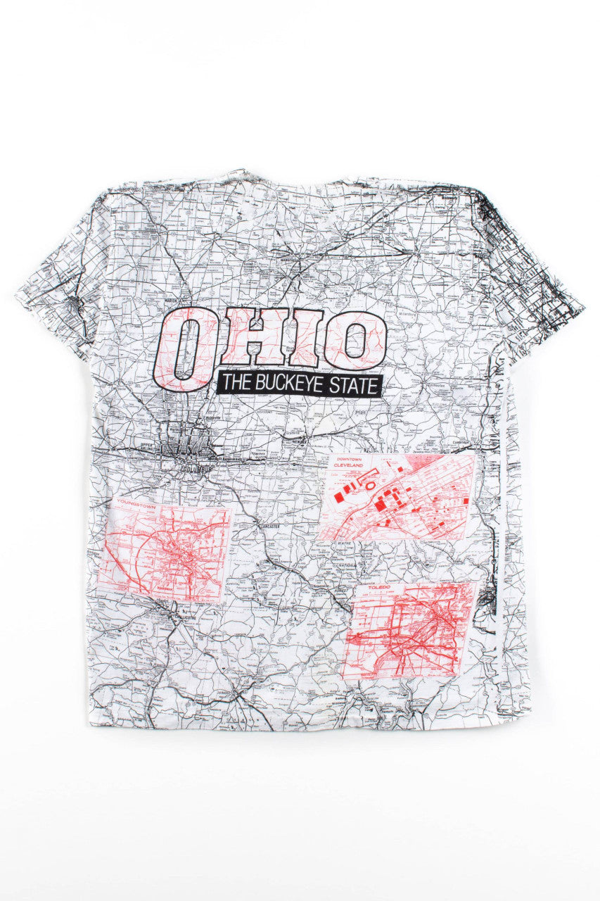 Vintage Ohio Roadmap T-Shirt