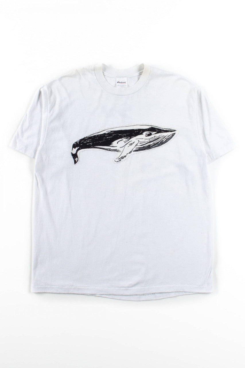 Vintage Whale Patch T-Shirt