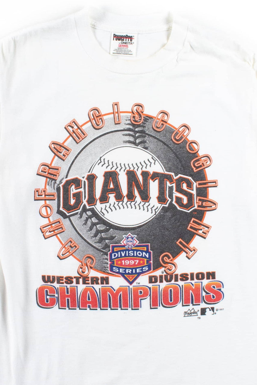 Vintage Giants Western Division Champions T-Shirt (1997)
