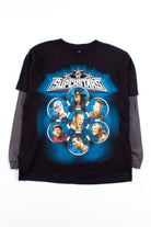 Vintage WWE Superstars Hybrid Long Sleeve T-Shirt