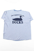 The Legend Of Ducks Striped Vintage T-Shirt