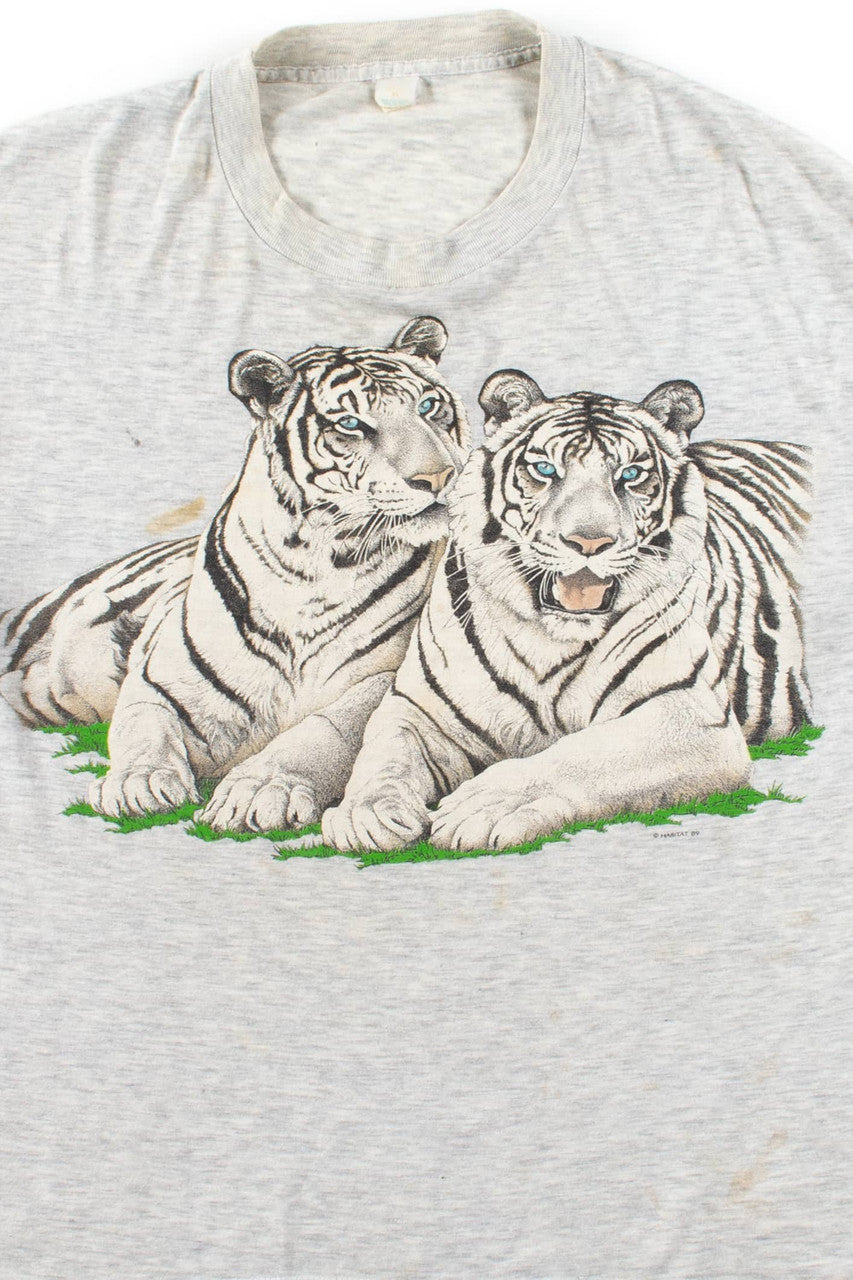 Vintage White Tigers T-Shirt (1989)