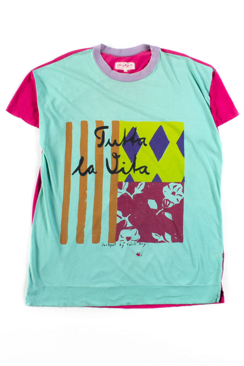 Vintage Carli Gry Tutta La Vita T-Shirt