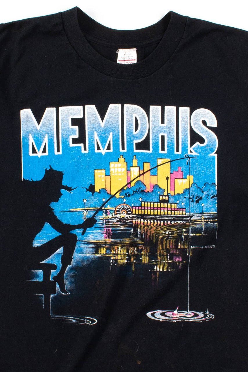 Vintage Memphis Fishing T-Shirt