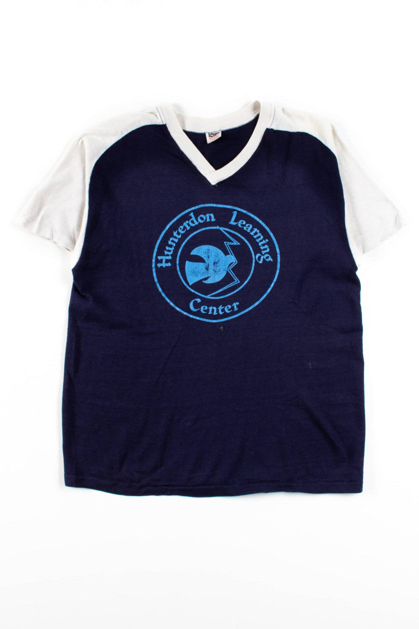 Hunterdon Learning Center Vintage V-Neck T-Shirt