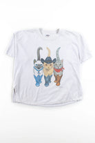 Vintage Cowboy Cats T-Shirt (1996)