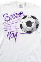 Vintage Airbrushed Soccer Mom T-Shirt