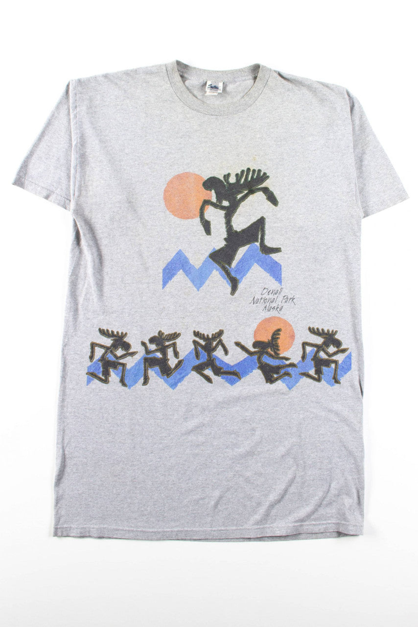 Denali National Park Oversized Vintage T-Shirt