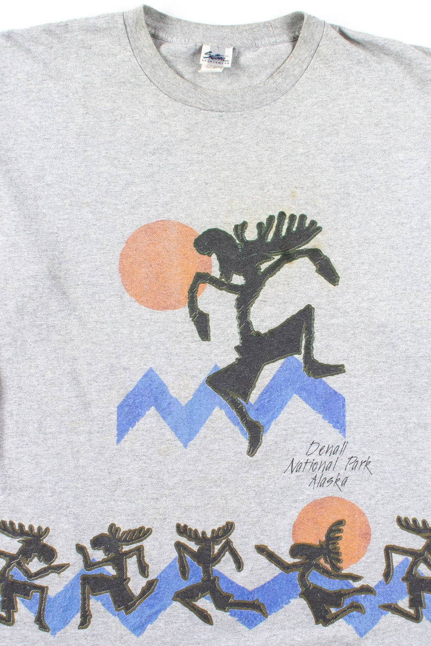 Denali National Park Oversized Vintage T-Shirt