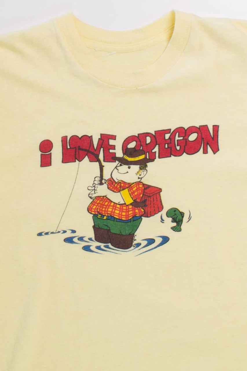I Love Oregon Vintage T-Shirt