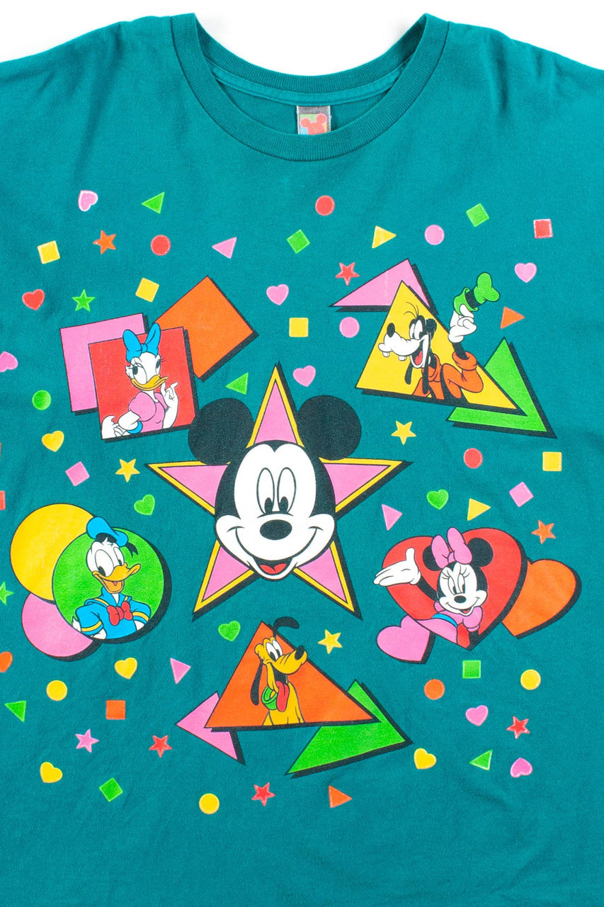 Vintage Mickey & Friends 90s Confetti T-Shirt