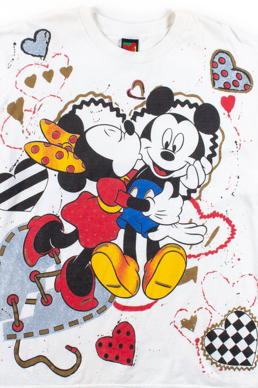 Vintage Mickey & Minnie Collage T-Shirt