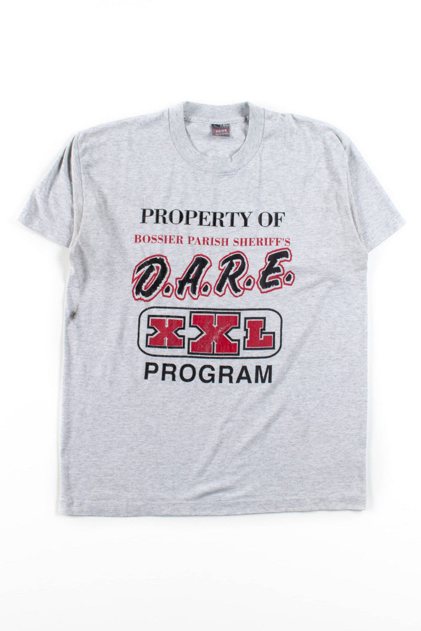 Vintage Bossier Parish D.A.R.E. Program T-Shirt (1990s)
