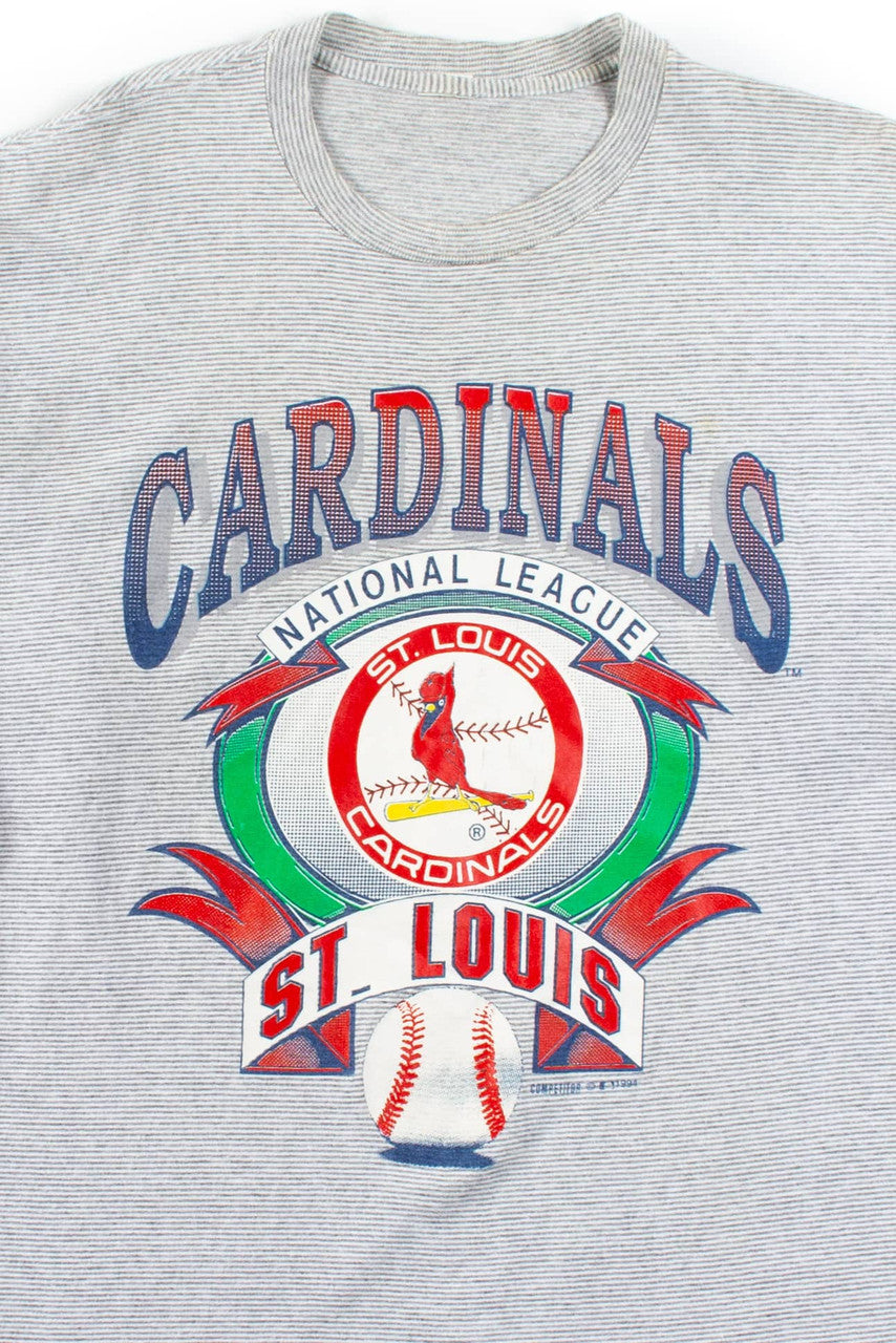 Vintage Striped St. Louis Cardinals T-Shirt (1994)