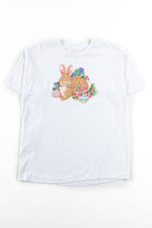 Vintage Applique Easter Bunny T-Shirt