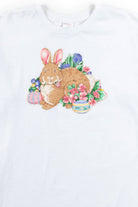 Vintage Applique Easter Bunny T-Shirt