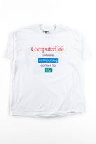 Vintage 90s Computer Life T-Shirt